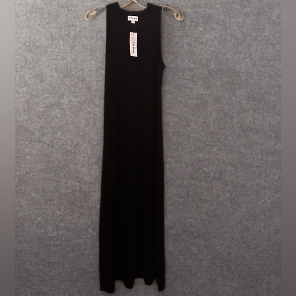 NWT Women's Gabriela High Neck Cut-in A-line Side-Slit Maxi Sweater Dress Size S - Picture 8 of 10
